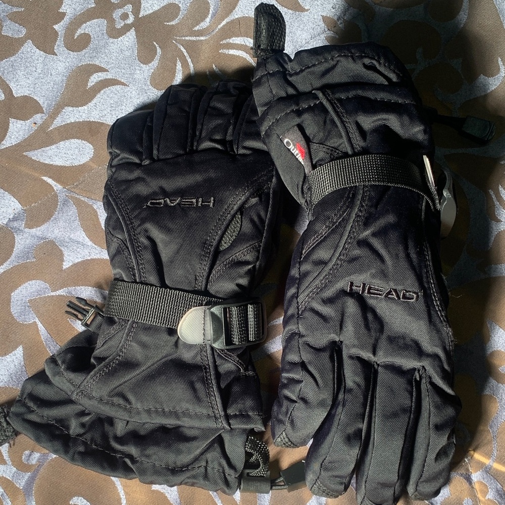 HEAD Insulated Black Ski Gloves